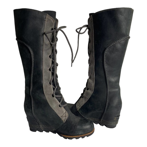 Sorel Women's Black Lace-Up Boots - Picture 3 of 9
